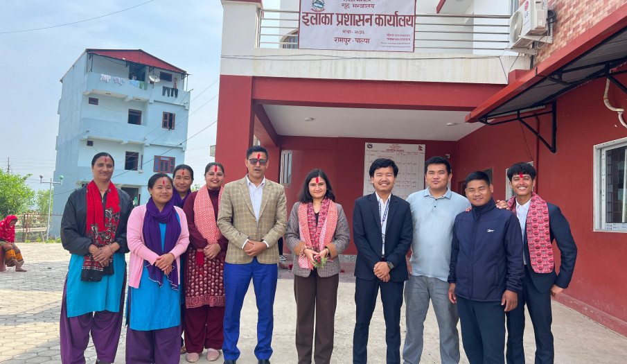 लोकसेवा आयोग बुटवल कार्यालयबाट सिफारिस भई आउनुभएको खरिदार श्री सुशिला पाण्डे ज्यूको स्वागत कार्यक्रम।